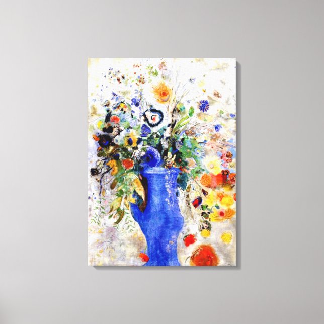 Odilon Redon - Large Bouquet Canvas Print (Front)
