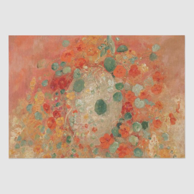 Odilon Redon | Nasturtiums (1905) Tissue Paper (Front)