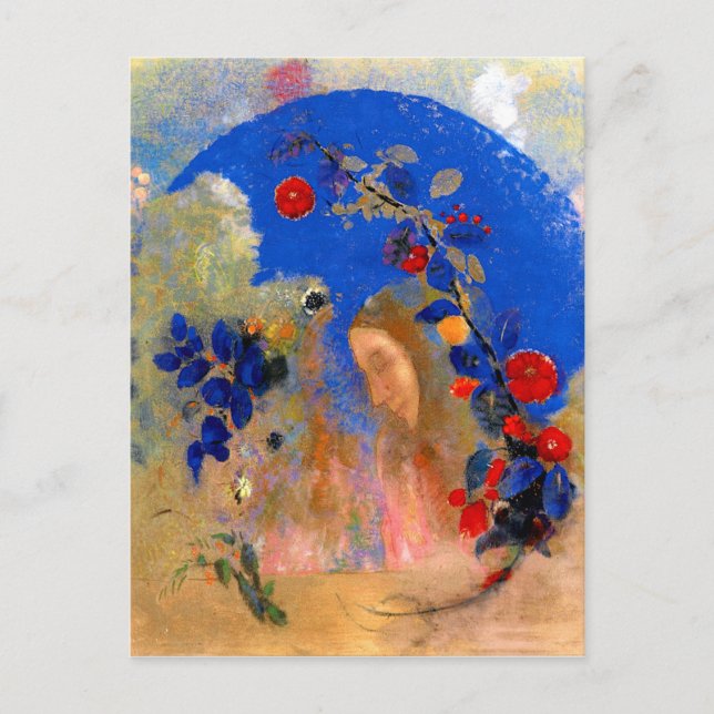 Odilon Redon - Profile beneath an Arch Postcard (Front)