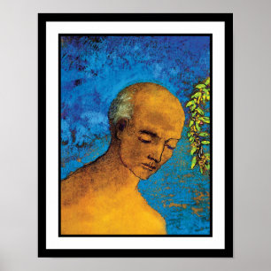 Odilon Redon The Crown - Fine Art Symbolism Poster