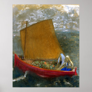 Odilon Redon The Yellow Sail Poster