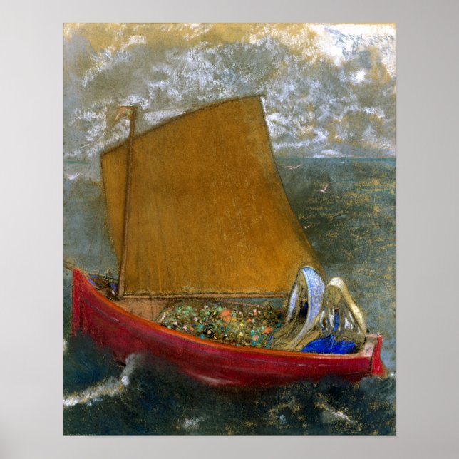 Odilon Redon The Yellow Sail Poster (Front)