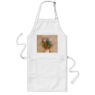 Odilon Redon - Vase Of Flowers Long Apron