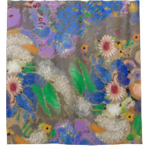 Odilon Redon's abstract flower background.