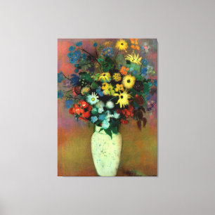 Odilon Redon's Vase with Flowers (1914) Canvas Print