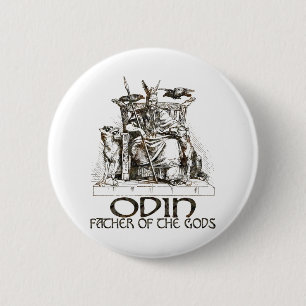 Odin 6 Cm Round Badge