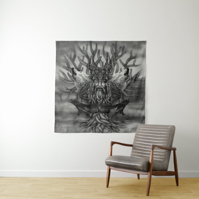 Odin -All-Father Tapestry (In Situ)
