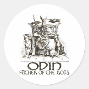 Odin Classic Round Sticker