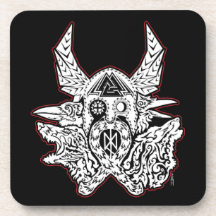 Odin Emblem Coaster Set of 6