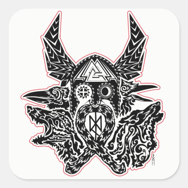 Odin - Emblem Sticker (Front)