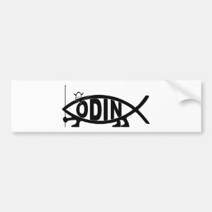 Odin Fish Bumper Sticker