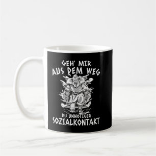 Odin Geh mir aus dem Weg Sozialkontakt, Viking Coffee Mug
