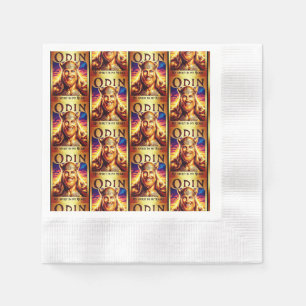 ODIN, MY SPIRIT IN MY HEART. NAPKIN