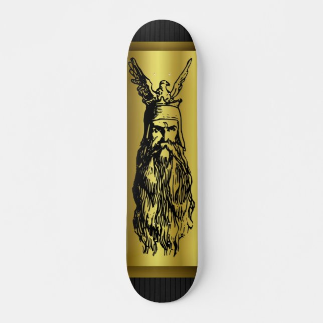Odin - Norse God Skateboard (Front)