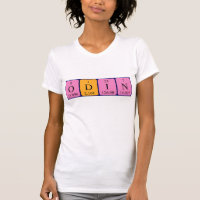 Odin periodic table name shirt
