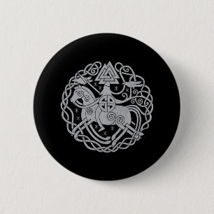 Odin Pin/Badge 6 Cm Round Badge