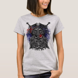 Odin ravens swords Viking Mythology Australia flag T-Shirt