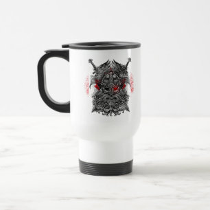 Odin ravens swords Viking Mythology Canada flag Travel Mug