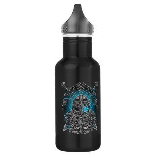 Odin ravens Viking Mythology Valhalla awaits 532 Ml Water Bottle