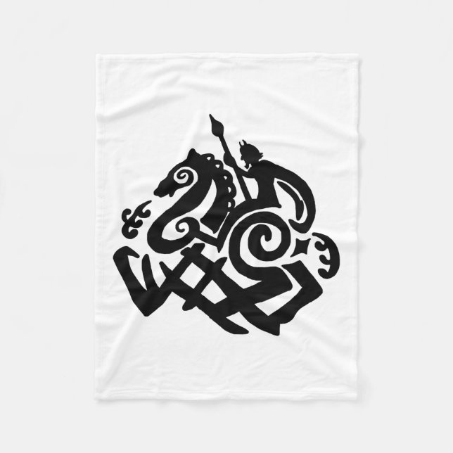 Odin Riding Sleipnir Blanket (Front)