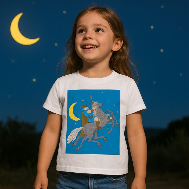 Odin Riding Sleipnir Norse Mythology Viking God  T-Shirt (Creator Uploaded)