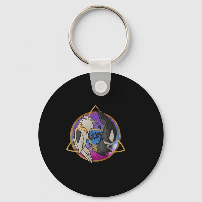 Odin’s Raven Astral Design Sticker  Key Ring (Front)