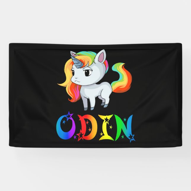 Odin Unicorn Banner (Horizontal)