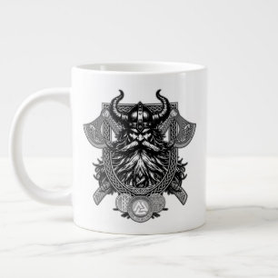 Odin Viking Warrior Large Coffee Mug