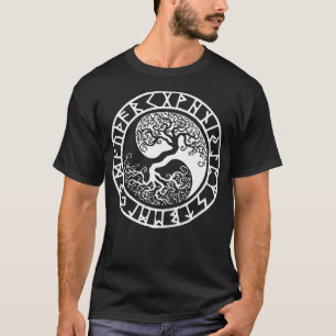 Odin yin yang shirt Viking Wotan Norse Mythology