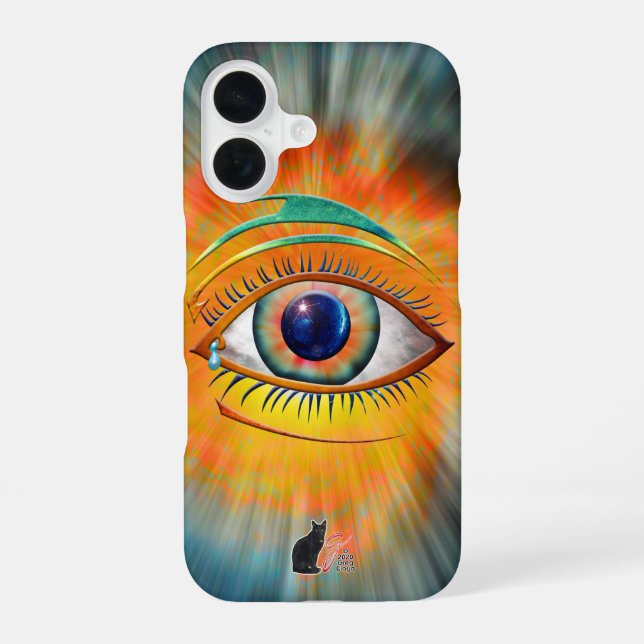 Odin's Eye iPhone 16 Case (Back)