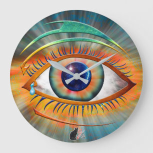 Odin's Eye Large Clock
