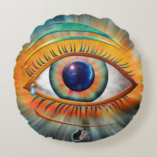 Odin's Eye Round Cushion