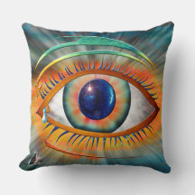 Odin's Eye Throw Pillow