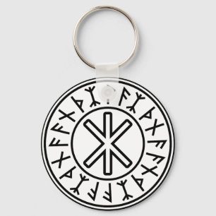 Odin's Protection No.2 (black) Key Ring