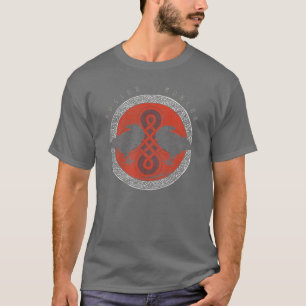 Odins Ravens Huginn Muninn Norse Mythology T-Shirt