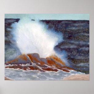 Odione Park Ocean Wave Poster