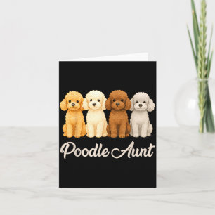 Odle Aunt Cute Dog Lover Gift Funny Women Puppy Ow Card