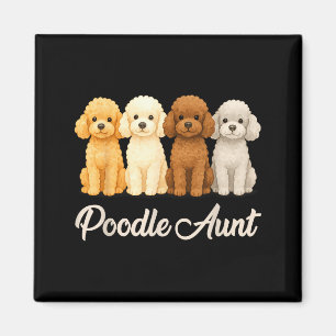 Odle Aunt Cute Dog Lover Gift Funny Women Puppy Ow Magnet