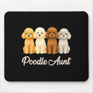 Odle Aunt Cute Dog Lover Gift Funny Women Puppy Ow Mouse Mat