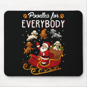 Odles Christmas Dog Mom Men Women Kids Funny Odle Mouse Mat