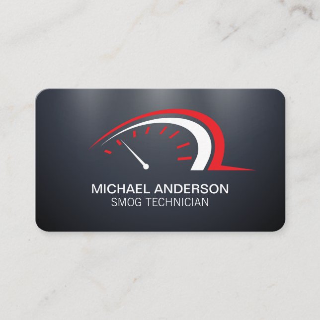 Odometer | Auto Services  Business Card (Front)