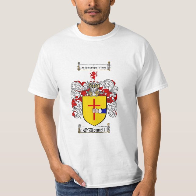 O'Donnell Family Crest - O'Donnell Coat of Arms T-Shirt (Front)