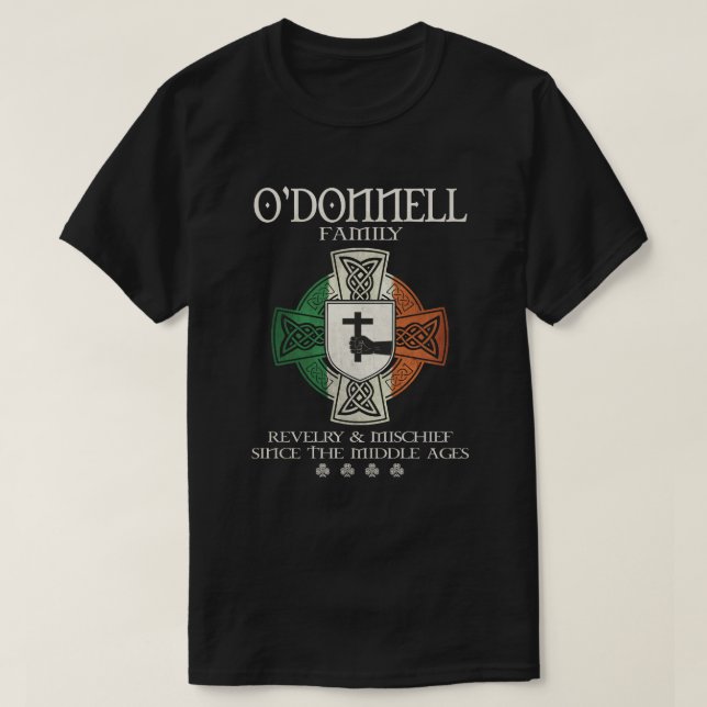 O'Donnell Family Ireland O'Donnell surname T-Shirt (Design Front)