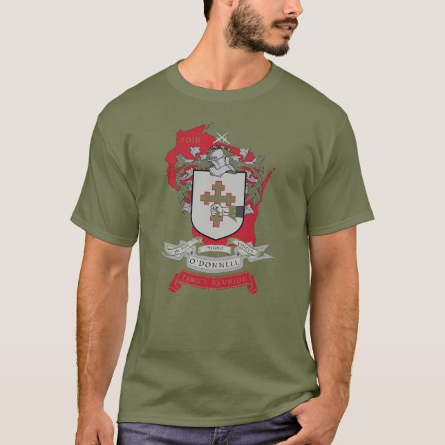 O'Donnell Family Reunion Men's Basic Dark T-Shirt (Front)