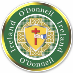 O'Donnell Irish Shield/Celtic Cross Personalised