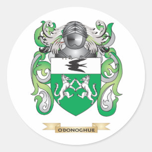 O'Donoghue Coat of Arms (Family Crest) Classic Round Sticker