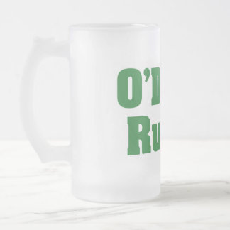O'Doyle Rules frosted beer mug