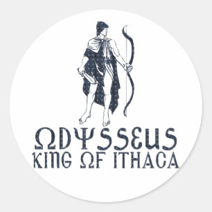 Odysseus Classic Round Sticker