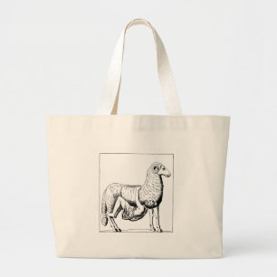 Odysseus Escapes Large Tote Bag