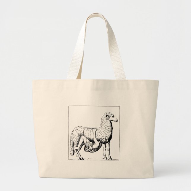 Odysseus Escapes Large Tote Bag (Front)